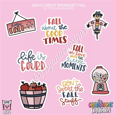 CC Diecut Sticker Set | 2024 Fall