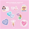 Diecut Sticker Set | Peace Out