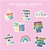 Diecut Sticker Set | A Good Book