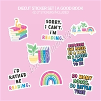 Diecut Sticker Set | A Good Book