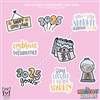 CC Diecut Sticker Set | 2024 New Year
