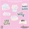 2025 CC | Diecut Sticker Set (Spring Quotes)