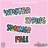CC Diecut Sticker Set | 2025 Four Seasons