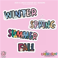 CC Diecut Sticker Set | 2025 Four Seasons