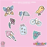 2025 CC | Diecut Sticker Set (Spring Deco)