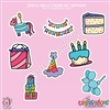 2025 CC | Diecut Sticker Set (Birthday Deco)
