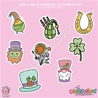 2025 CC | Diecut Sticker Set (St. Patrick's Day Deco)