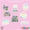 2025 CC | Diecut Sticker Set (Easter Quotes)