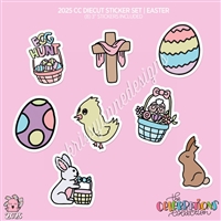 2025 CC | Diecut Sticker Set (Easter Deco)