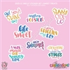 2025 CC | Diecut Sticker Set (Sweet Treats Quotes)