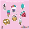 2025 CC | Diecut Sticker Set (Sweet Treats Deco)