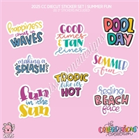 2025 CC | Diecut Sticker Set (Summer Fun Quotes)