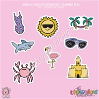 2025 CC | Diecut Sticker Set (Summer Fun Deco)