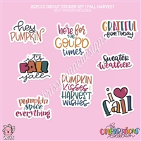 2025 CC | Diecut Sticker Set (Fall Harvest Quotes)