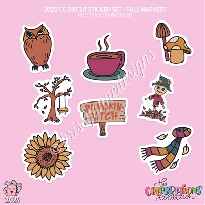 2025 CC | Diecut Sticker Set (Fall Harvest Deco)