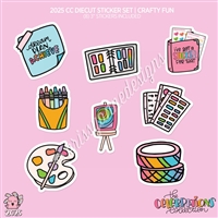2025 CC | Diecut Sticker Set (Crafty Fun Deco)