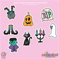 2025 CC | Diecut Sticker Set (Halloween Deco)