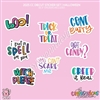 2025 CC | Diecut Sticker Set (Halloween Quotes)