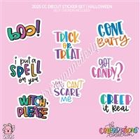 2025 CC | Diecut Sticker Set (Halloween Quotes)