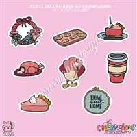 2025 CC | Diecut Sticker Set (Thanksgiving Deco)