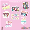 2025 CC | Diecut Sticker Set (NYE Quotes)