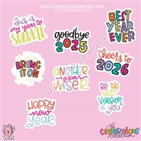 2025 CC | Diecut Sticker Set (NYE Quotes)