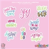 2025 CC | Diecut Sticker Set (Christmas Quotes)