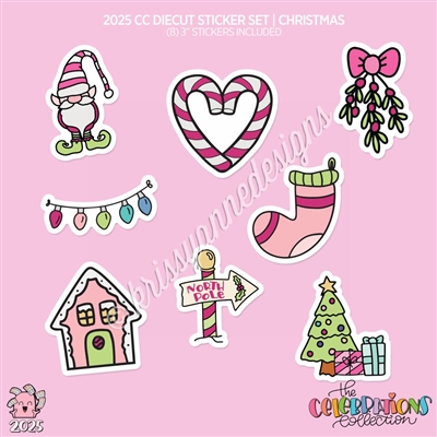 2025 CC | Diecut Sticker Set (Christmas Deco)