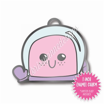 Enamel Planner Charm - Astronaut Steve