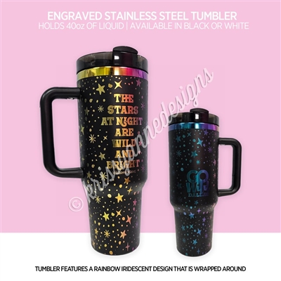 Engraved Tumbler | Rainbow SS Stars at Night (GW 2024)