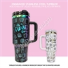 Engraved Tumbler | Rainbow SS Planner Thing