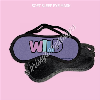 Sleep Mask | WILD DC Purple