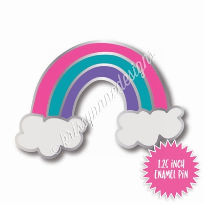 Enamel Flair Pin - Rainbow