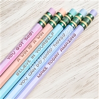 Engraved Pencil Set | Positive Affirmations