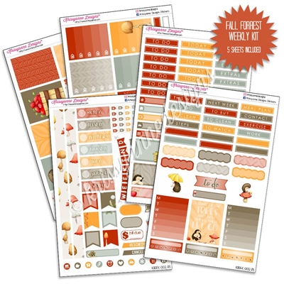 KAD Weekly Planner Kit - Fall Forrest