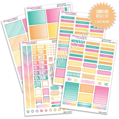 KAD Weekly Planner Kit - Sunshine and Summertime