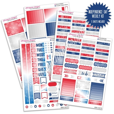 KAD Weekly Planner Kit - Independence Day