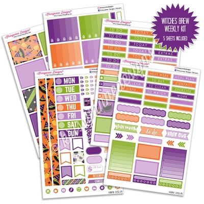KAD Weekly Planner Kit - Witches Brew