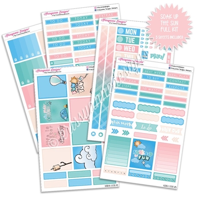 KAD Weekly Planner Kit - Soak up the Sun