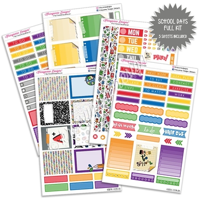 KAD Weekly Planner Kit - School Days