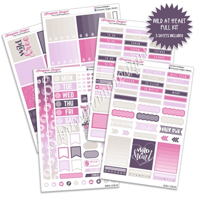KAD Weekly Planner Kit - Wild at Heart