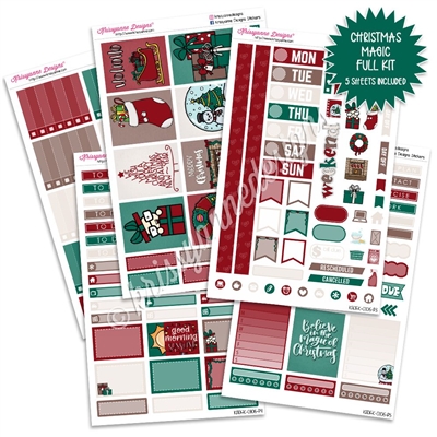 KAD Weekly Planner Kit - Christmas Magic