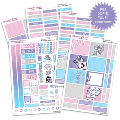 KAD Weekly Planner Kit - Wild Dreams