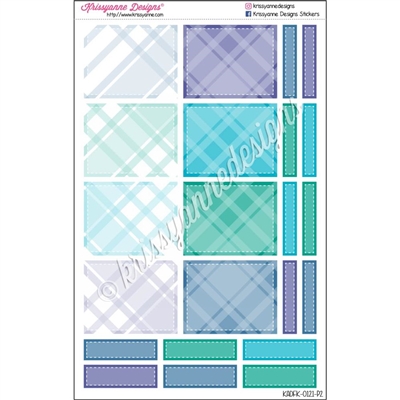 May Plaid Decoration Boxes