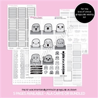 Grayscale Planner Kit | For The Love Of Steve