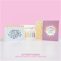 Greeting Card Set | Let's Party