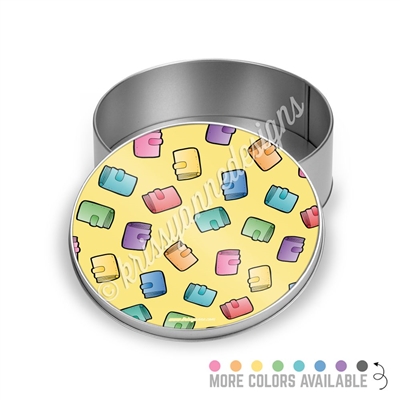 Round Gift Tin - Planner Girl