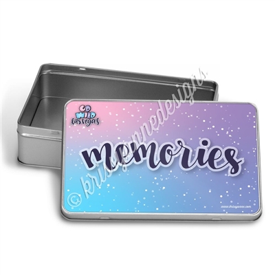 Rectangle Gift Tin - Memories - Wild Dreams