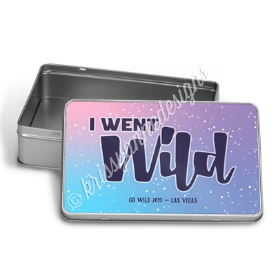 Rectangle Gift Tin - I Went Wild - Wild Dreams