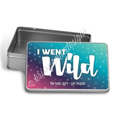 Rectangle Gift Tin - I Went Wild - Dream Chaser